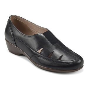 �C�[�W�[�X�s���b�g ���f�B�[�X �V���[�Y �T���_�� �J�b�g�A�E�g Easy Spirit Daisie Women's Cut Out Mules Black Leather �u���b�N