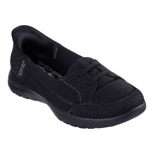 yz XPb`[Y fB[X T_ V[Y Skechers Hands Free Slip-ins On-the-GOR Flex Top Notch Women's Shoes Black