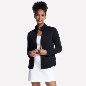 �X�P�b�`���[�Y ���f�B�[�X �A�E�^�[ �W���P�b�g�E�u���]�� Women'skechers The Go Walk Ottoman Cozy Fit Scoop Hem Jacket Bold Black �u���b�N