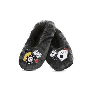 �����C �����Y �V���[�Y �T���_�� MeMoi Men's Casino Sherpa Lined Slippers Gray �O���[