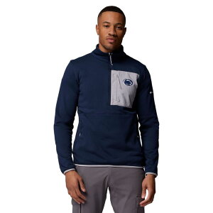 �R�����r�A �����Y �g�b�v�X T�V���c Men's Columbia Navy Penn State Nittany Lions Hike Omni-Wick Half-Zipullover Pst Navy �l�C�r�[