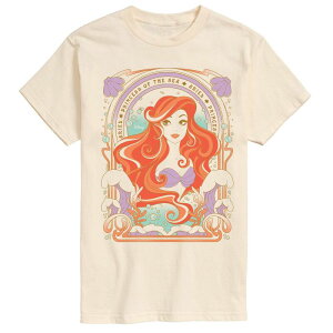 �f�B�Y�j�[ �����Y �g�b�v�X T�V���c �g�[�� �O���t�B�b�N Big & Tall Disney's Ariel The Sea Graphic Tee Cream �N���[��