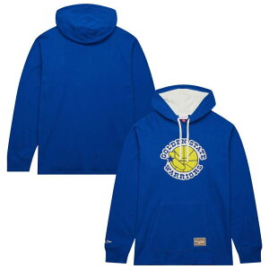 �~�b�`�F��&�l�X �����Y �g�b�v�X T�V���c �p�[�J�[ Men's Mitchell & Ness Royal Golden State Warriors Hardwood Classics Lightweighthermal Pullover Hoodie War Blue �u���[