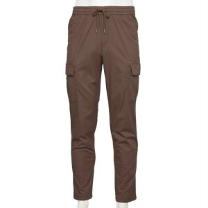 �\�m�} �����Y �{�g���X �J�W���A���p���c �J�[�S�p���c Men'sonoma Goods For Life Pull-on Cargo Pants Brown �u���E��