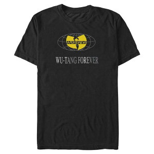 �A�j���L�����N�^�[ �����Y �g�b�v�X T�V���c �g�[�� �O���t�B�b�N Licensed Character Big & Tall Wu-Tang Forever Graphic Tee Black �u���b�N