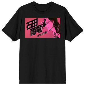 �A�j���L�����N�^�[ �����Y �g�b�v�X T�V���c �O���t�B�b�N Licensed Character Men's Bleach Uryu Ishida 1000 Year Blood War Graphic Tee Black �u���b�N