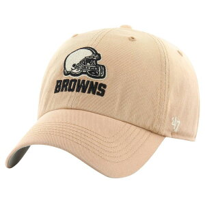 �t�H�[�e�B�Z�u���u�����h �����Y �A�N�Z�T���[ �X�q 47 Brand Men's '47 Khaki Cleveland Browns Dusted Relaxed Franchise Fitted Hat Brn Beig K �J�[�L
