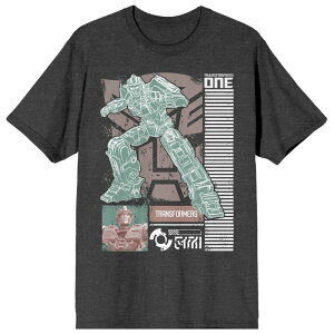 �A�j���L�����N�^�[ �����Y �g�b�v�X T�V���c �O���t�B�b�N Licensed Character Men's Transformers One Optimus Battle Short Sleeve Graphic T-Shirt Black �u���b�N
