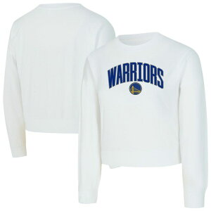 �A���u�����f�b�h ���f�B�[�X �g�b�v�X T�V���c �N���b�v�h Unbranded Women's Conceptsport White Golden State Warriors Laney Chenille Cropped Long Sleeve T-Shirt War White �z���C�g