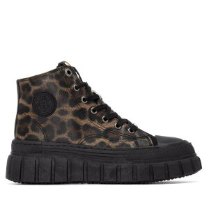 ���t���b�V�� ���f�B�[�X �V���[�Y �X�j�[�J�[ Refresh Women's Casual High Top Sneakers 173076 Camel �L������