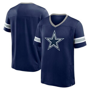 �t�@�i�e�B�N�X �����Y �g�b�v�X T�V���c V�l�b�N Men's Fanatics Navy Dallas Cowboys Hometown Premium Hashmark V-Neck T-Shirt Cow Navy �l�C�r�[