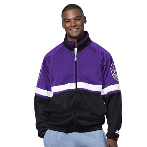 �X�^�[�^�[ �����Y �A�E�^�[ �W���P�b�g�E�u���]�� Men'starter Purple/White Sacramento Kings The Veteran Tricotrack Raglan Full-Zip Jacket Kng Purple �p�[�v��