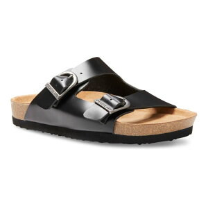 yz C[Xgh fB[X T_ V[Y Eastland Cambridge Women's Leather Slide Sandal Black