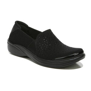 yz rW[Y fB[X T_ V[Y Bzees Poppyseed Women's Rhinestone Slip-On Shoes Black