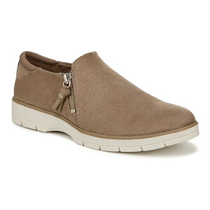 hN^[EV[ fB[X V[Y u[cECu[c Xj[J[ Dr. Scholl's Nice Day Women's Zip Sneakers Mocha Taupe J