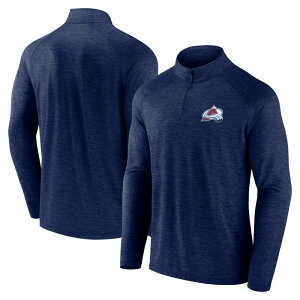 �A���u�����f�b�h �����Y �g�b�v�X T�V���c Unbranded Men's Navy Colorado Avalanchead-to-Head Raglan Quarter-Zip Top Ava Navy �l�C�r�[