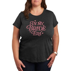 �A�j���L�����N�^�[ ���f�B�[�X �g�b�v�X T�V���c �v���X�T�C�Y �O���t�B�b�N Licensed Character Plusize Women's In My Bridera Graphic Tee Heather Charcoal �`���R�[��