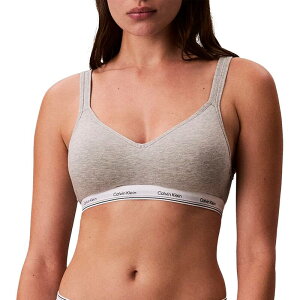 �J���o���N���C�� ���f�B�[�X �A���_�[�E�F�A �u���W���[ �R�b�g�� Calvin Klein Cotton Modal Balance Padded Wireless Bralette QP3271 Gray Heather �O���[