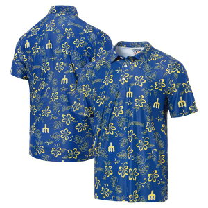���C���X�v�[�i�[ �����Y �g�b�v�X T�V���c �|���V���c Men's Reyn Spooneroyal Seattle Mariners Cooperstown Collection Performance Polo Mns Blue �u���[