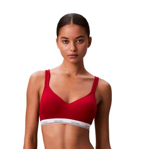 �J���o���N���C�� ���f�B�[�X �A���_�[�E�F�A �u���W���[ �R�b�g�� Calvin Klein Cotton Modal Balance Padded Wireless Bralette QP3271 Juneberry