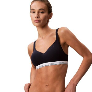 �J���o���N���C�� ���f�B�[�X �A���_�[�E�F�A �u���W���[ �R�b�g�� Calvin Klein Cotton Modal Balance Padded Wireless Bralette QP3271 Shoreline