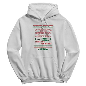 �A�j���L�����N�^�[ �����Y �g�b�v�X T�V���c �p�[�J�[ �O���t�B�b�N Licensed Character Men's Nationalampoon's Christmas Vacation Can I Refill Your Egg Nographic Hoodie White �z���C�g