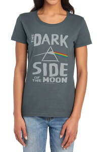 �A�j���L�����N�^�[ ���f�B�[�X �g�b�v�X T�V���c �O���t�B�b�N Licensed Character Juniors' Pink Floyd The Dark Side of The Moon Graphic Tee Charcoal �`���R�[��