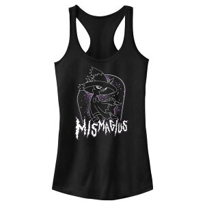 �A�j���L�����N�^�[ ���f�B�[�X �g�b�v�X T�V���c Licensed Character Juniors' Pokemon Mismagius Night Racerback Tank Top Black �u���b�N