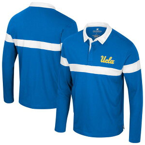 �R���V�A�� �����Y �g�b�v�X T�V���c �|���V���c Men's Colosseum Blue UCLA Bruins Too Cool For Schoolong Sleeve Polo Ucl Blue �u���[