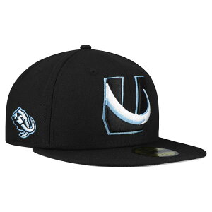 �j���[�G�� �����Y �A�N�Z�T���[ �X�q Men's New Era Black Utah Mammoth Team Secondary 59FIFTY Fitted Hat Utm Black �u���b�N