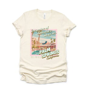 Simply Sage Market ���f�B�[�X �g�b�v�X T�V���c �O���t�B�b�N Simply Sage Market Dreaming Of Palm Springshort Sleeve Graphic Tee Cream �N���[��