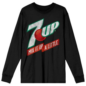 �A�j���L�����N�^�[ ���f�B�[�X �g�b�v�X T�V���c �X�E�F�b�g �O���t�B�b�N Licensed Character Juniors' 7UP Mix It Up a Little Graphic Sweatshirt Black �u���b�N