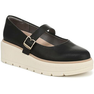 hN^[EV[ fB[X V[Y pvX Dr. Scholl's Nice Day Max Women's Wedge Mary Janes Black Tofu ubN