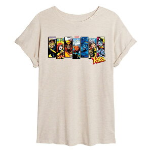 �}�[�x�� ���f�B�[�X �g�b�v�X T�V���c Juniors' Marvel X-Men Comicharacters Oversized Tee Beige �x�[�W��