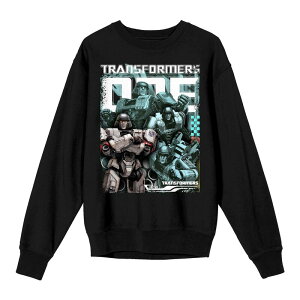 �A�j���L�����N�^�[ �����Y �g�b�v�X T�V���c Licensed Character Men's Transformers One Megatron Long Sleeve Tee Black �u���b�N