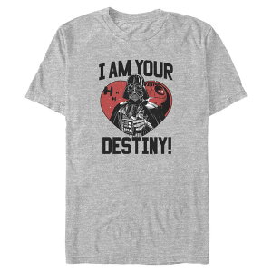 �X�^�[ �E�H�[�Y �����Y �g�b�v�X T�V���c �g�[�� �O���t�B�b�N Big & Tall Star Wars Darth Vader I Am Your Destiny Graphic Tee Athletic Heather �w�U�[