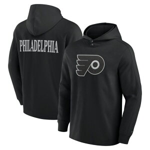 �t�@�i�e�B�N�X �����Y �g�b�v�X T�V���c �p�[�J�[ Men's Fanatics Black Philadelphia Flyers Elements Blaze Tri-Blend Long Sleeve Hoodie T-Shirt Fly Black �u���b�N
