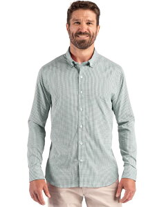 �J�b�^�[�A���h�o�b�N �����Y �g�b�v�X T�V���c �M���K���`�F�b�N �g�[�� �M���K�� Cutter & Buck Skylinepiconfidence Recycled Ginghamens Big & Tallong Sleeve Dresshirt Hunter White �z���C�g