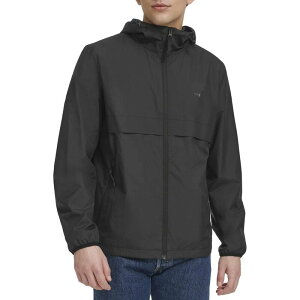 ���[�o�C�X �����Y �A�E�^�[ �W���P�b�g�E�u���]�� Men's Levi's Hooded Rain Slicker Jacket Black �u���b�N