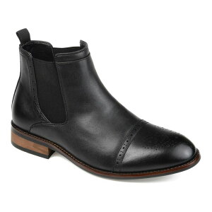 �o���X �����Y �V���[�Y �u�[�c�E���C���u�[�c �`�F���V�[�u�[�c �`�F���V�[ Vance Co. Garrett Men's Chelsea Boots Black �u���b�N