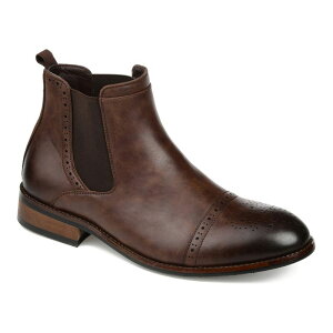 �o���X �����Y �V���[�Y �u�[�c�E���C���u�[�c �`�F���V�[�u�[�c �`�F���V�[ Vance Co. Garrett Men's Chelsea Boots Brown �u���E��