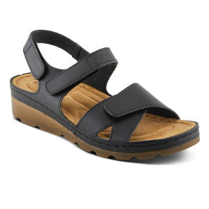 yz tNTX fB[X T_ V[Y Flexus by Spring Step Ariel Women's Wedge Sandals Black