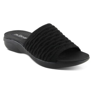 yz tNTX fB[X T_ V[Y Flexus by Spring Step Deondre Women's Slide Sandals Black