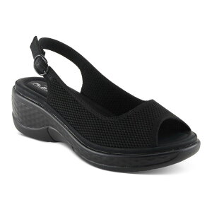 yz tNTX fB[X T_ V[Y Flexus by Spring Step Mayberry Women's Slingback Sandals Black