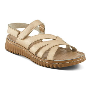 yz tNTX fB[X T_ V[Y Flexus by Spring Step Shannie Women's Strappy Sandals Soft Gold