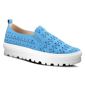 pgVA fB[X V[Y Xj[J[ Patriziangelita Women'slip-on Shoes Blue u[