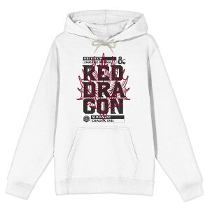 �A�j���L�����N�^�[ �����Y �g�b�v�X T�V���c �p�[�J�[ �O���t�B�b�N Licensed Character Men's Dungeons & Dragons Redragon Stats Graphic Hoodie White �z���C�g