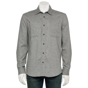 �\�m�} �����Y �g�b�v�X T�V���c Sonoma Goods For Life Adaptive Long Sleeve Flannel Shirt Carbon Copy