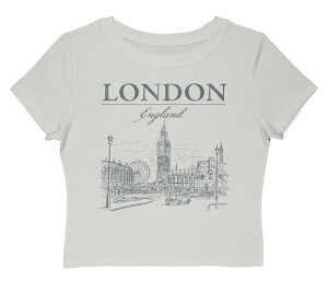 �A���u�����f�b�h ���f�B�[�X �g�b�v�X T�V���c �O���t�B�b�N Unbranded Juniors' Grayson Threads The Labelondon England Big Ben And Theye Graphic Baby Tee Cloudancer