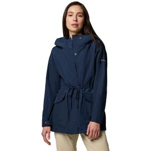 �R�����r�A ���f�B�[�X �A�E�^�[ �W���P�b�g�E�u���]�� �R�[�g Women's Columbia Pardon My Jacket Hooded Rain Coat Collegiate Navy �l�C�r�[
